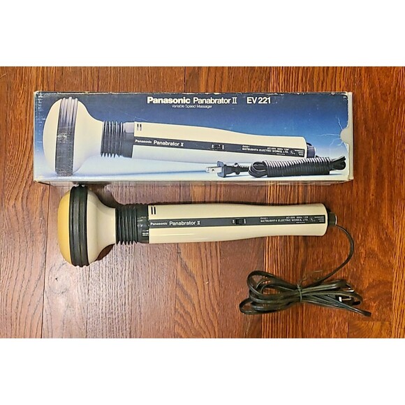 WORKS! Panasonic Panabrator II EV221 Body Massager Variable Speed Japan Vintage - Picture 1 of 12